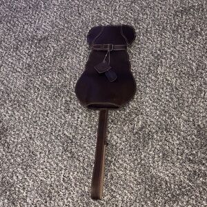 Stockyard X brown leather dog puppy sling bag crossbody purse boho adj strap Y2K